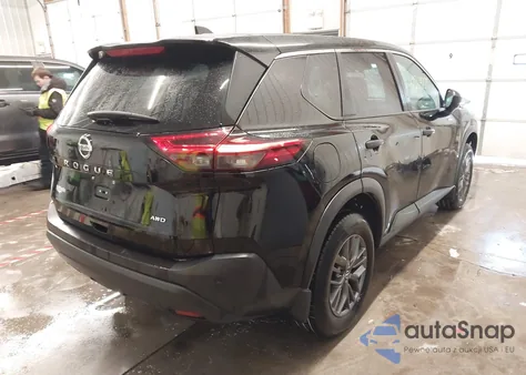 2021 Nissan Rogue S Intelligent Awd z USA, uszkodzony, nr VIN 5N1AT3AB6MC842841